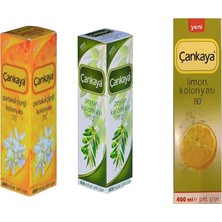 Çankaya Portakal Çiçeği+ Zeytin Kolonyası Limon Kolonyası Hediyeli  400 ml
