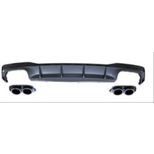 Audi a7 s7 arka difüzör ve egzoz seti sline için 2018+