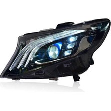 Auto GP Mercedes vito w447 ön far lambası seti ledli maybach görünüm