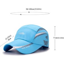 Afun Mavi Açık Golf Balıkçılık Şapkaları Erkekler Içın Kuru Su Geçırmez Kadın Erkek Beyzbol Şapkaları Ayarlanabilir Spor Yaz Eş Şapkaları  (Yurt Dışından)