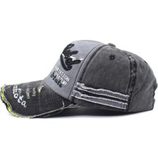 Afun Gri Erkekler Kadınlar Mektup Şapkalar Yıkanmış Pamuk Beyzbol Şapkası Snapback Şapka Yaz Hip Hop Gömme Kapaklar Kemik Gorras Para Hombre Kap  (Yurt Dışından)