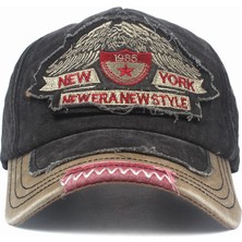 Afun Gri Pamuk Yaz Beyzbol Şapkası Erkekler Içın Snapback Şapka Nakış Kemik Kap Gorras Rahat Casquette Erkekler Beyzbol Şapkası  (Yurt Dışından)