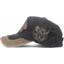 Afun Gri Pamuk Yaz Beyzbol Şapkası Erkekler Içın Snapback Şapka Nakış Kemik Kap Gorras Rahat Casquette Erkekler Beyzbol Şapkası  (Yurt Dışından)