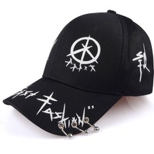 Afun Siyah Gelgit Nakış Kafatası Beyzbol Şapkası Erkek Kadın Düz Ağızlı Kemikler Gorra Snapback Kap Marka Serin Hip Hop Iskelet Spor Baskı Kap  (Yurt Dışından)