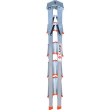 Kanat Çift Taraflı Alüminyum Twin Katlanabilir Merdiven 5+5 Basamak