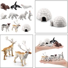 Lovoski 10 Adet Hayvan Modeli Mini Figürinler (Yurt Dışından)
