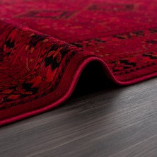 Fabrikadan Halı Afgan Türkmen Otantik Desenli Dokuma Salon ve Oturma Odası Halısı 2959H 80x150