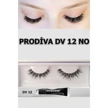 Prodiva DV12 Model Bütün Takma Kirpik 10 Lu Paket