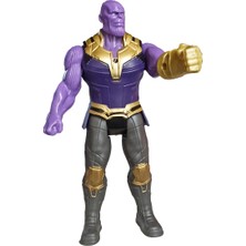 Can Oyuncak Thanos, Hulk, Captian America 3'lü Işıklı Avengers Seti 16CM.