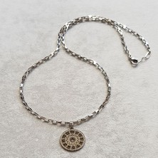 Tonstyle TS000931  - Çelik Zodiak Figürü Paslanmaz Çelik Erkek  Kolye