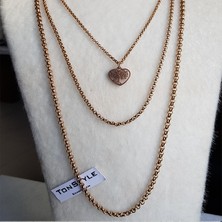 Tonstyle TS000998  - Hayat Ağacı Figürü 3'lü  Kolye