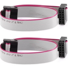 Asian Tech Store 10 Lu Idc Yassı Kablo 1 Metre
