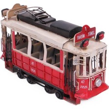 Boxmoni Dekoratif Metal Taksim Tramvay