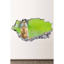 Kt Grup Funny Animals Lemur 3D Duvar Sticker