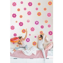 Kt Grup Papatyalar Dekoratif Pvc Duvar Sticker