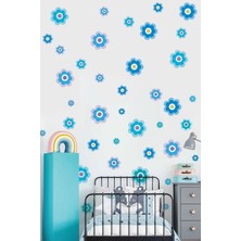 Kt Grup Papatyalar Dekoratif Pvc Duvar Sticker