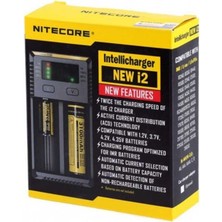 Nitecore New I2 Li-Ion Ni-Mh Şarj Aleti Pilsiz