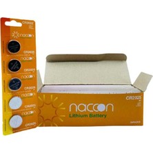 Naccon 100 Adet Naccon CR2025 3V Lithium Pil