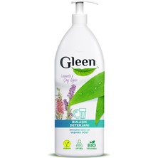 Gleen Organik İçerikli Vegan 1 lt Lavanta-Çay Ağacı Elde Bulaşık Deterjanı