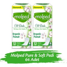 Molped Pure&Soft Günlük Ped 64 Adet