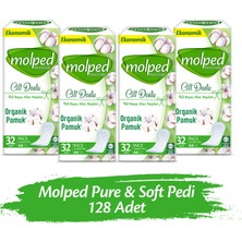 Molped Pure&Soft Günlük Ped 128 Adet