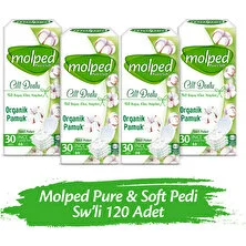 Molped Pure&Soft Günlük Ped Tekli Paket 120 Adet