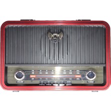 Çanta Yurdu Retro 1907BT Ahşap Nostaljik Fm Bluetooth Radyo