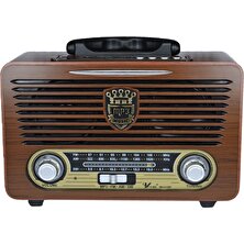 Çanta Yurdu Retro Nostaljik MDU115BT Radyo Bluetooth Kumandalı Usb/sd Müzik Çalar Radyo