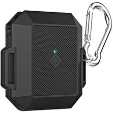 MobaxAksesuar Apple Airpods 1. / 2. Nesil ile uyumlu Kılıf Silikon Kare Tasarım Case 09