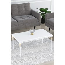 Canisa Zeyra Serisi 1.sınıf Mdf ve Lake Boya Avangart Orta Sehpa