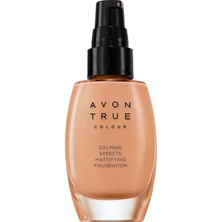 Avon True Colour Calming Mat Görünüm Veren Fondoten - Almond - 30ml