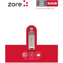 Zore 3.0 Lightning Metal Otg 64 GB
