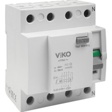 Viko VTR4-40300 Yangın Koruma Rölesi 3X40A 300 Ma