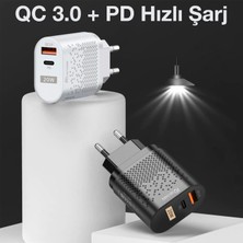 Uslion 20W USB Qc3.0 Şarj Pd3.0 Hızlı Şarj Aleti Şarj Başlık AL-34710