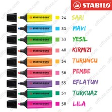 Stabilo Boss Orginal Fosforlu Kalem Seti 5 Adet Canlı Renklerle Ergonomik Tasarım