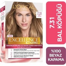 L'Oréal Paris Loreal Paris Loreal Excellence Saç Boyası 7.31+Boya Fırçası