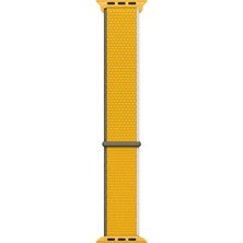 Kyver Apple Watch Seri 10 46MM, Seri 9/8/7/6/SE/5/4/3 Spor Loop Kordon 45MM 44MM 42MM Uyumlu Ayçiçeği Sarı
