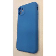 Iphone 11 Kamera Korumalı Lansman Kılıf Mavi