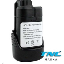 İnfostar Tnl Marka Bosch BAT411 10.8V Şarjlı Matkap Uyumlu Li-Ion Matkap Batarya