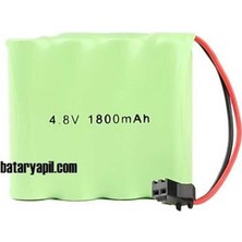 İnfostar Bataryapil 4.8V 1800MAH Siyah Soketli Nimh Oyuncak Araba Pili