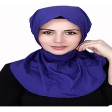 Butik Ayvitrin Kadın Çıt Çıt Hazır Krep Pratik Şal mor