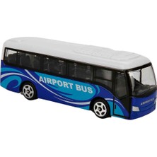 1:64 Mini Otobüs 9 Cm. - Mavi