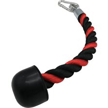 Strade Store Triceep Tek Halat Push Pulldown Çok Gym Vücut Geliştirme Kablo Eklenti Karabina Kırmızı (Yurt Dışından)