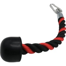 Strade Store Triceep Tek Halat Push Pulldown Çok Gym Vücut Geliştirme Kablo Eklenti Karabina Kırmızı (Yurt Dışından)