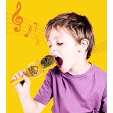G.duck Küçük Sarı Ördek Çocuk Mikrofonu Karikatür Eğlenceli Ev Entegre K Song Bluetooth Dome Mikrofon K1ST Nesil (Yurt Dışından)