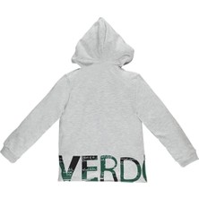 Overdo Baskılı Oversize Renkli Kapşonlu Sweatshirt