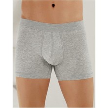 Arma Yıldız Erkek Gri Likralı Boxer 6'lı Paket