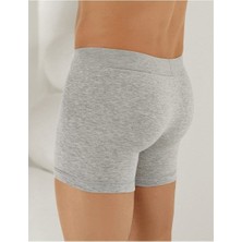 Arma Yıldız Erkek Gri Likralı Boxer 6'lı Paket