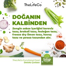 TheLifeCo Hazır Sebzeli Detoks Çorbası Karışımı 21 gr (Düşük Kalorili, Glutensiz, vegan)