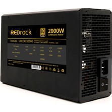 Redrock 2000 Watt Mining Power Supply -(YENİ SESSİZ MODEL)-80 Gold - Psu